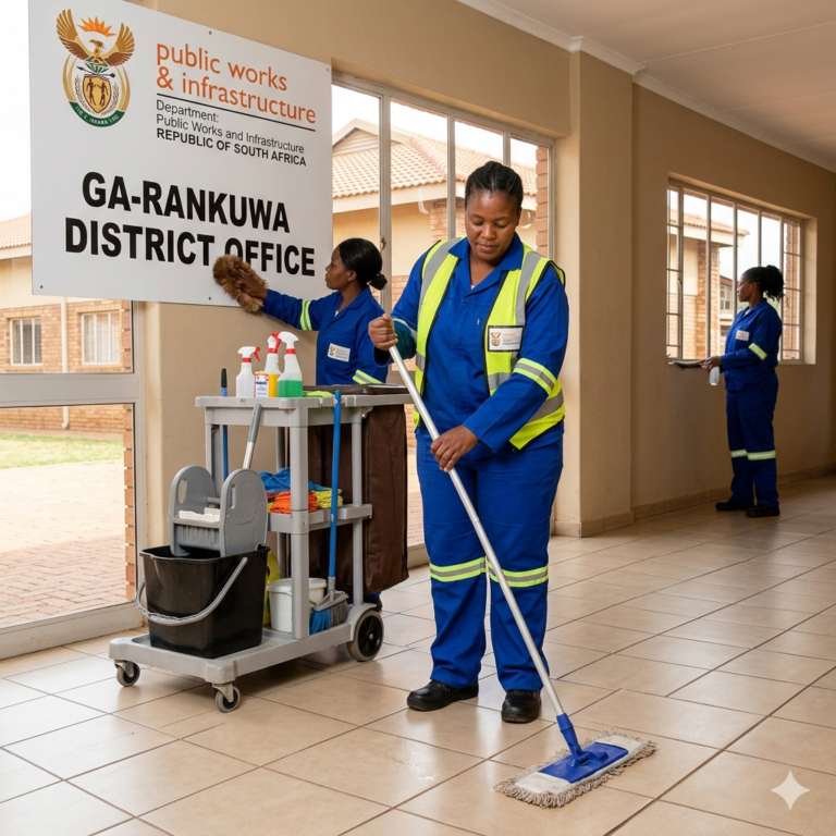 Government Cleaner Jobs 2026 South Africa – X23 Vacancies at Department of Public Works and Infrastructure